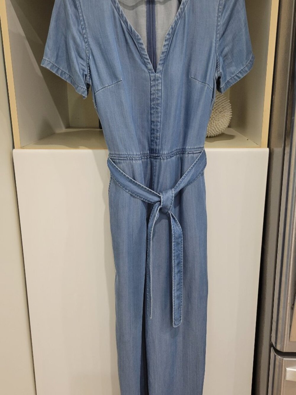 Club Monaco Denim Jumpsuit